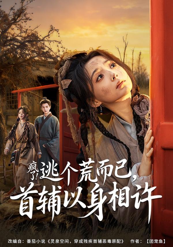 短剧疯了！逃个荒而已，首辅以身相许海报