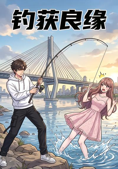 短剧钓获良缘海报