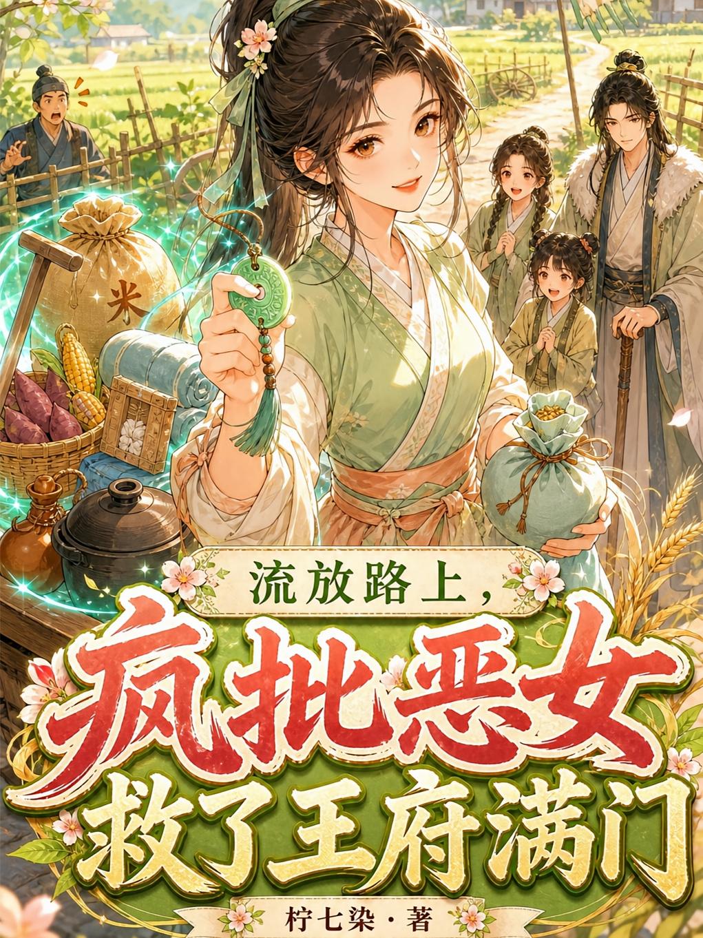 流放路上，疯批恶女救了王府满门