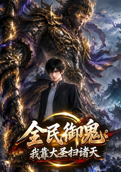 漫剧《全民御鬼：我靠大圣扫诸天》海报