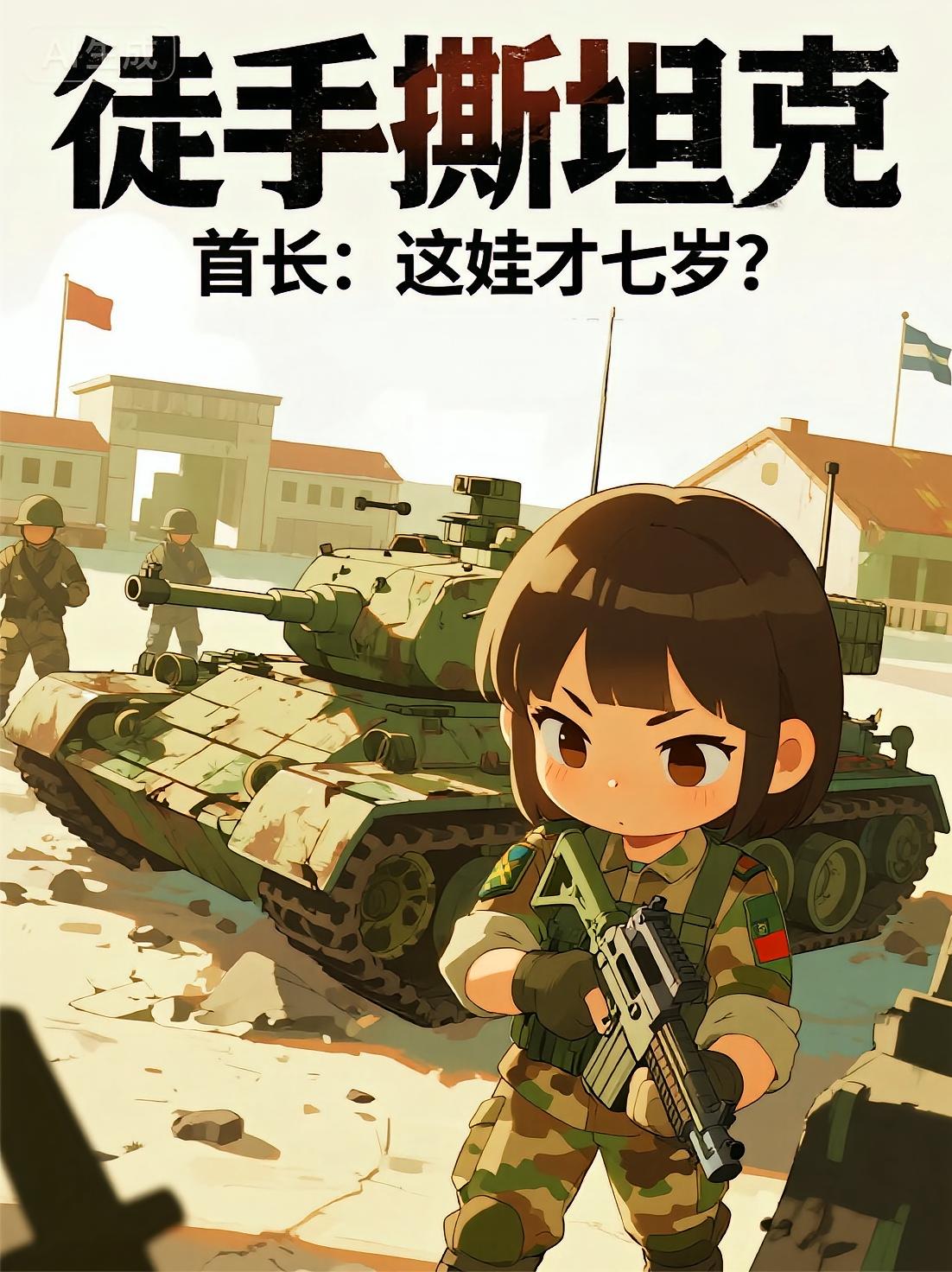 徒手撕坦克，首长：这娃才七岁？