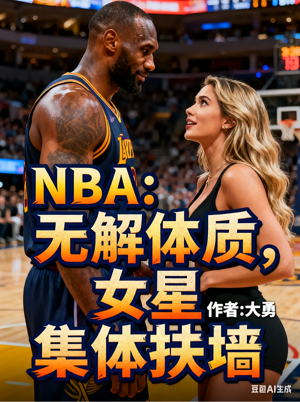 NBA：无解体质，女星集体扶墙