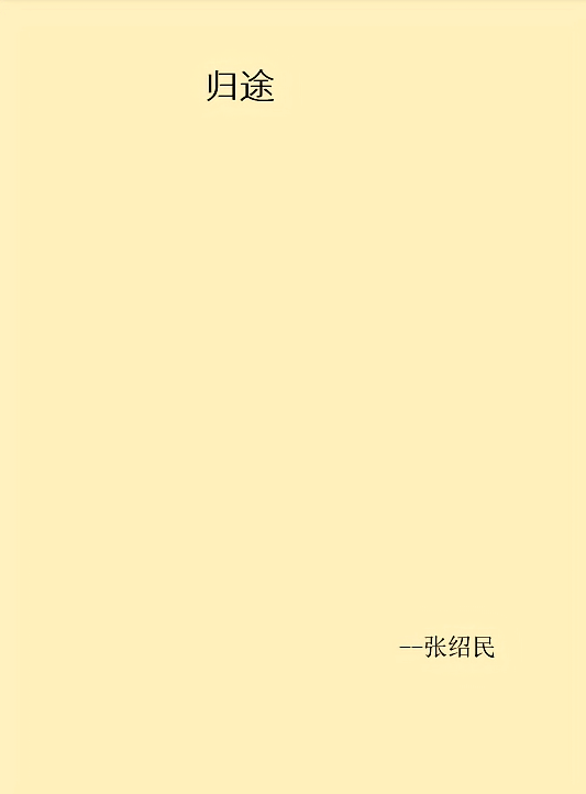 归途