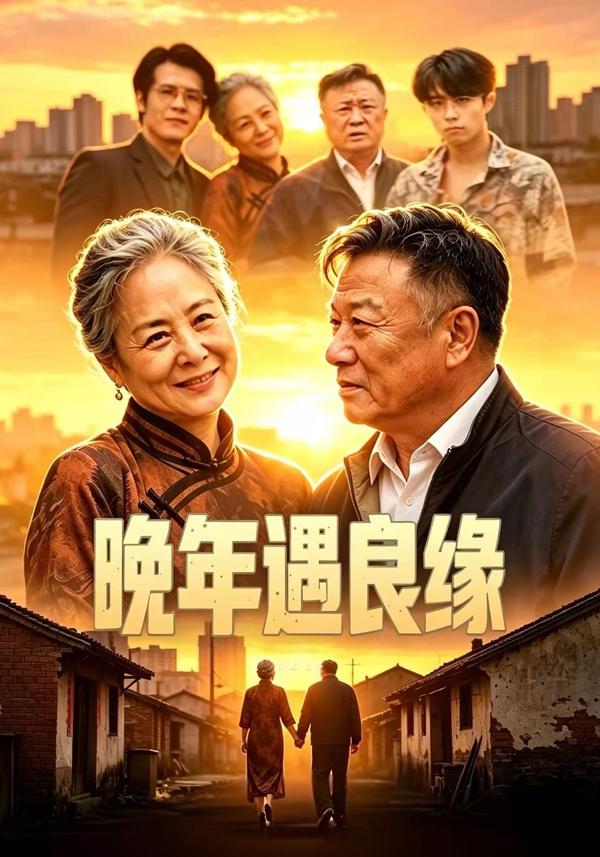 短剧《晚年遇良缘》海报