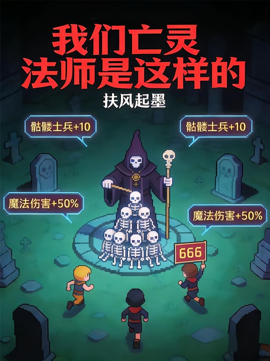 我们亡灵法师是这样的