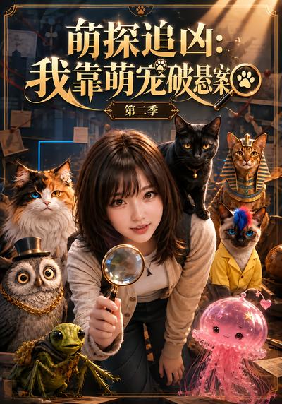 漫剧《萌探追凶：我靠萌宠破悬案第二季》海报