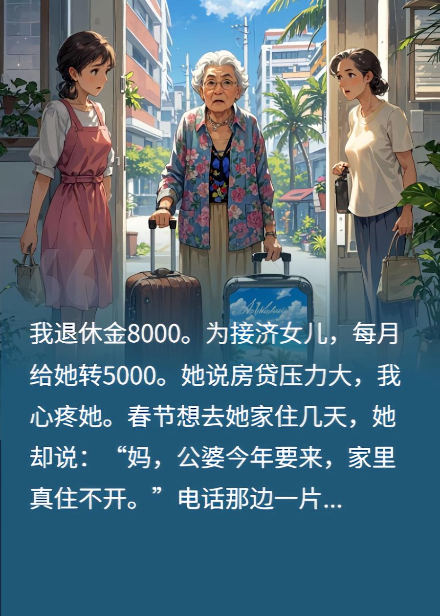 停掉女儿生活费去旅行，我爆改人生，女儿全家破防了