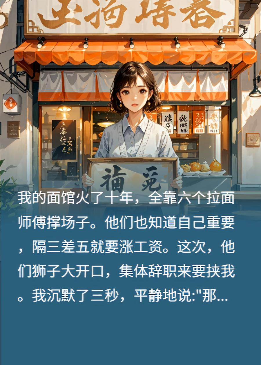 拉面师傅集体辞职？我秒换卖盖浇饭，他们全急了
