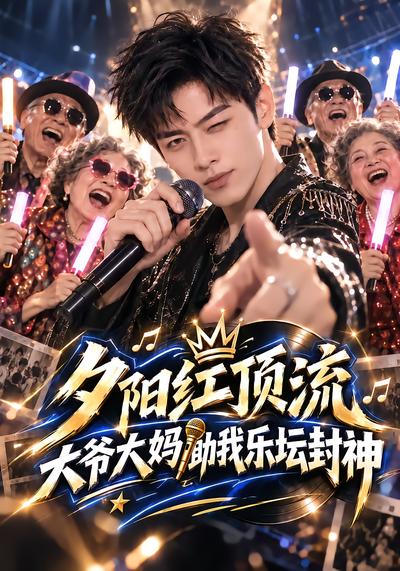 夕阳红顶流，大爷大妈助我乐坛封神封面