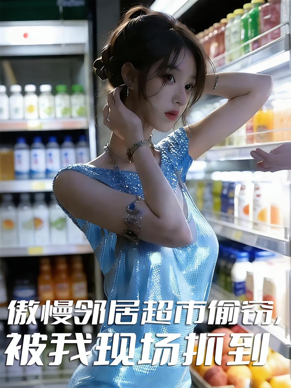傲慢邻居超市偷窃，被我现场抓到
