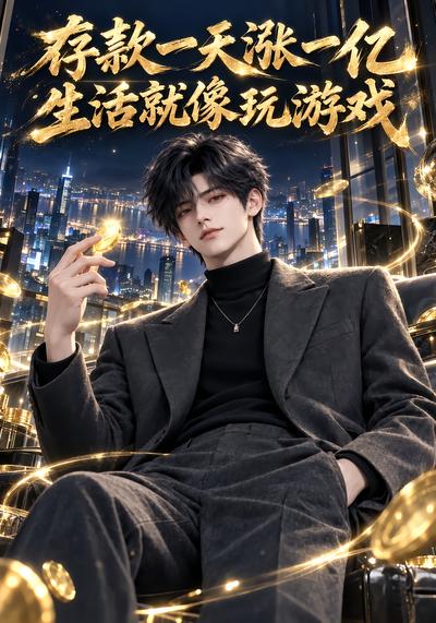 存款一天涨一亿，生活就像玩游戏封面