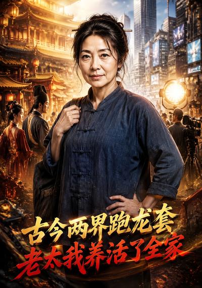 古今兩界跑龍套，老太我養活了全家