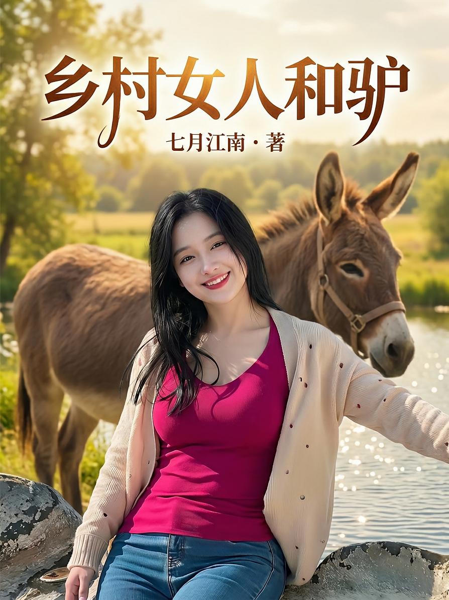 乡村女人和驴