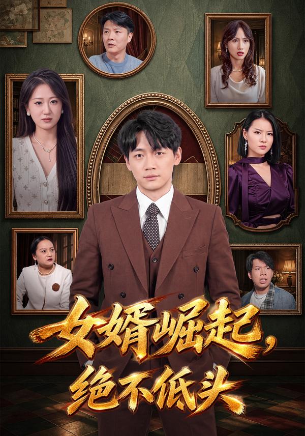 短剧《女婿崛起，绝不低头》海报