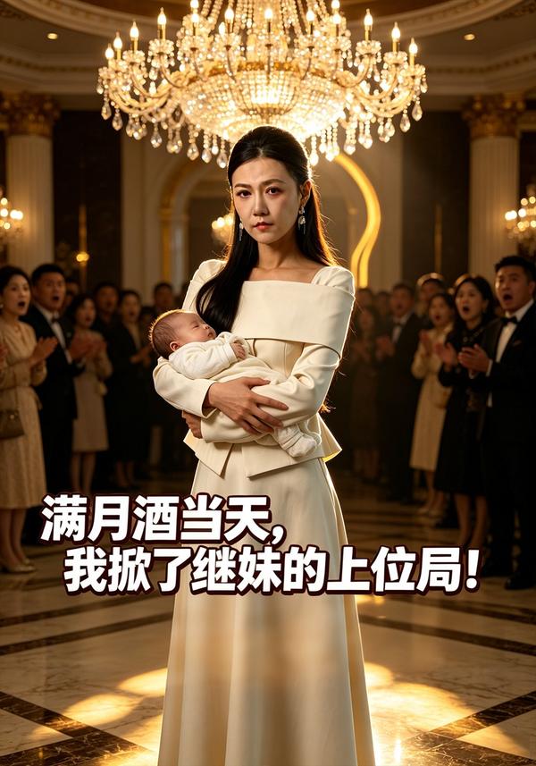 短剧《满月酒当天，我掀了继妹的上位局》海报