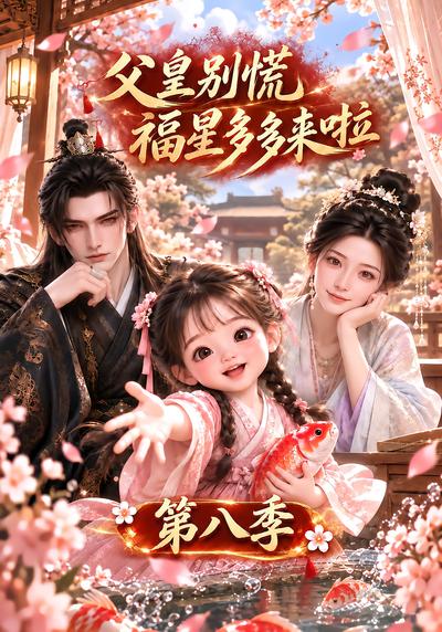 漫剧《父皇别慌，福星多多来啦第八季》海报