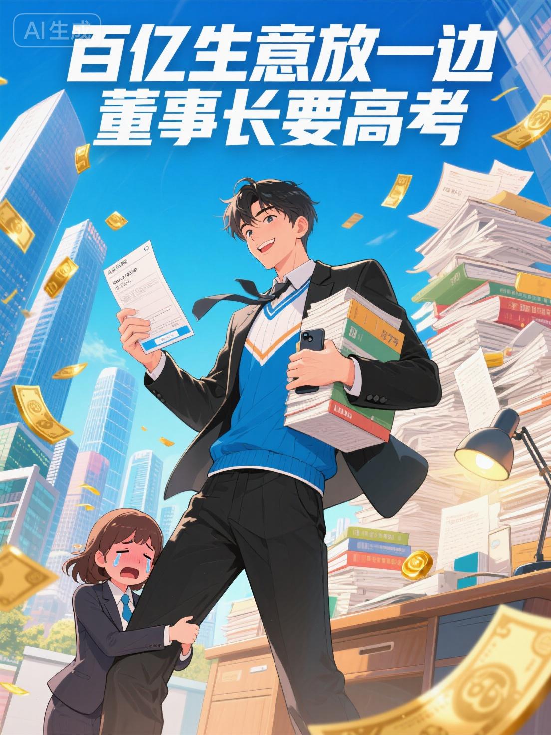 百亿生意放一边，董事长要高考