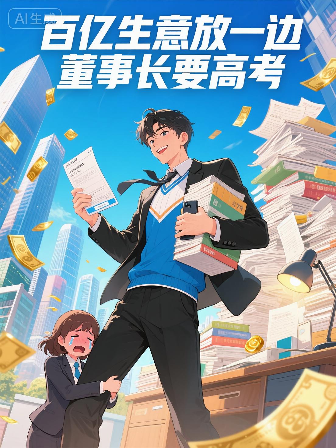 百亿生意放一边，董事长要高考