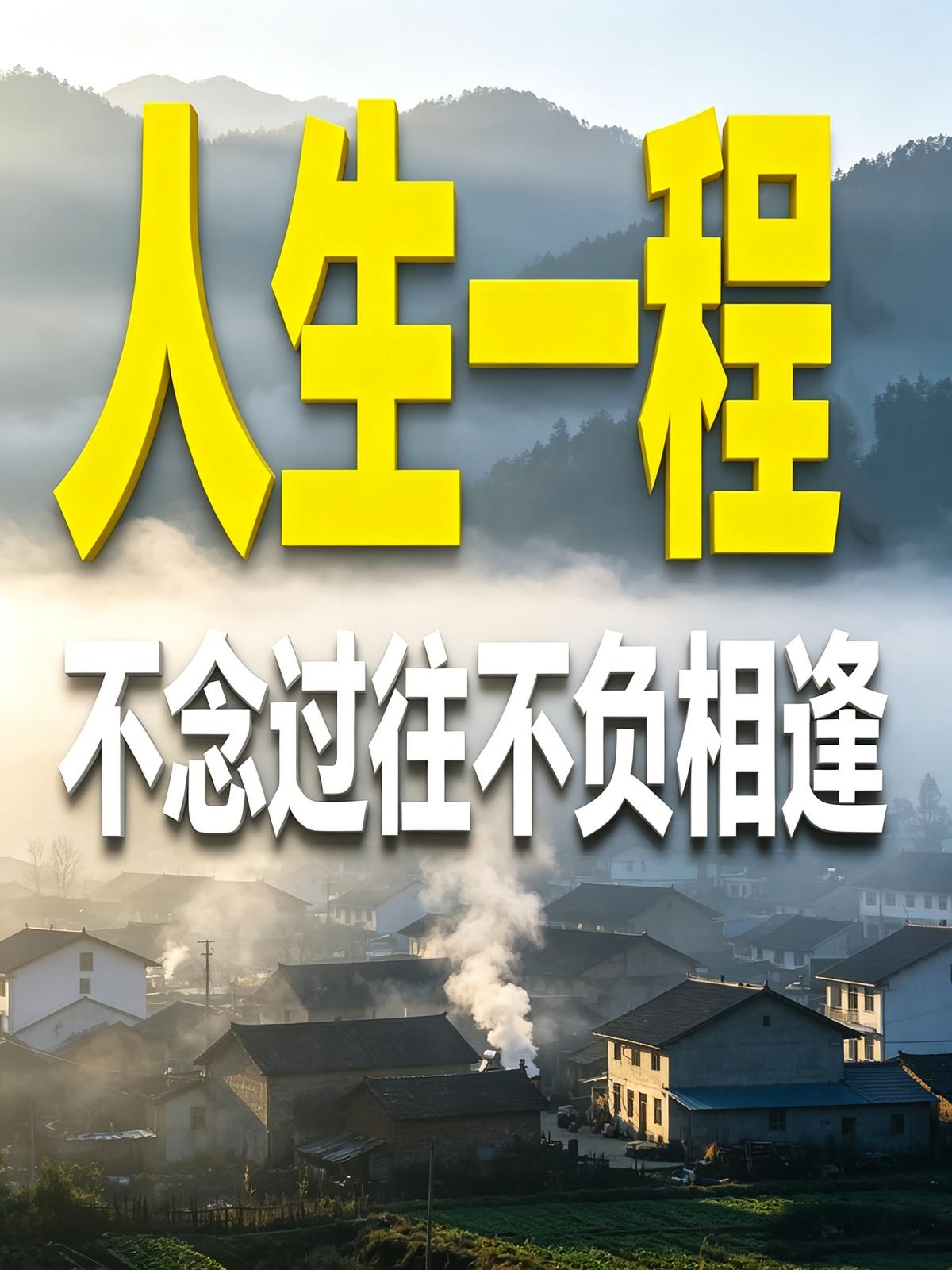 人生一程：不念过往不负相逢
