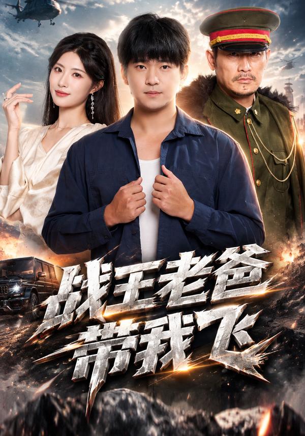 短剧《战王老爸带我飞》海报