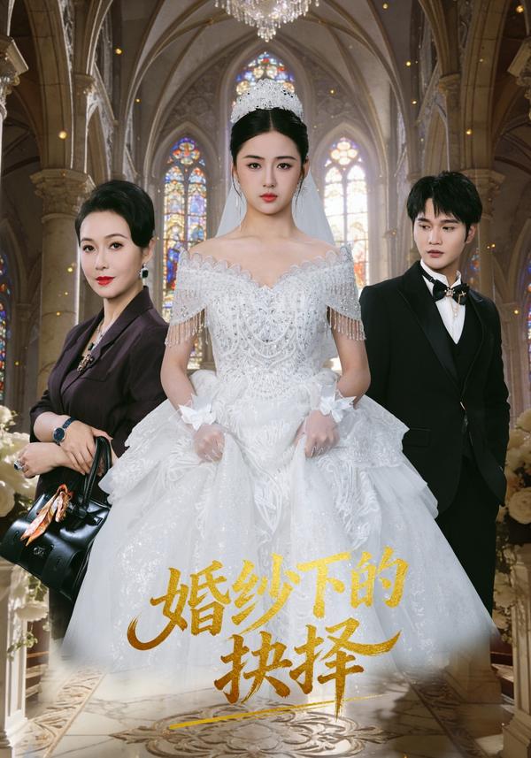 短剧婚纱下的抉择海报