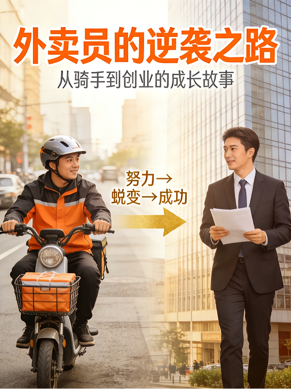外卖员的逆袭之路