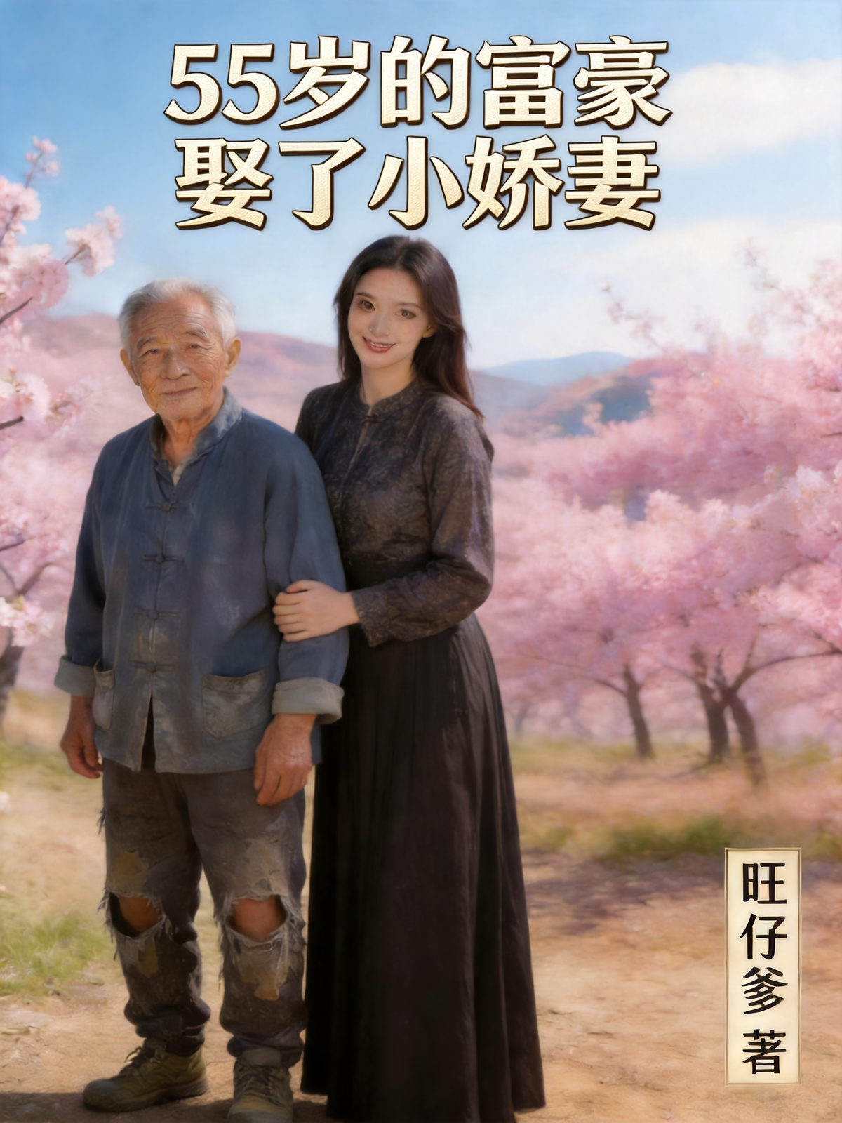 55岁的富豪娶了小娇妻