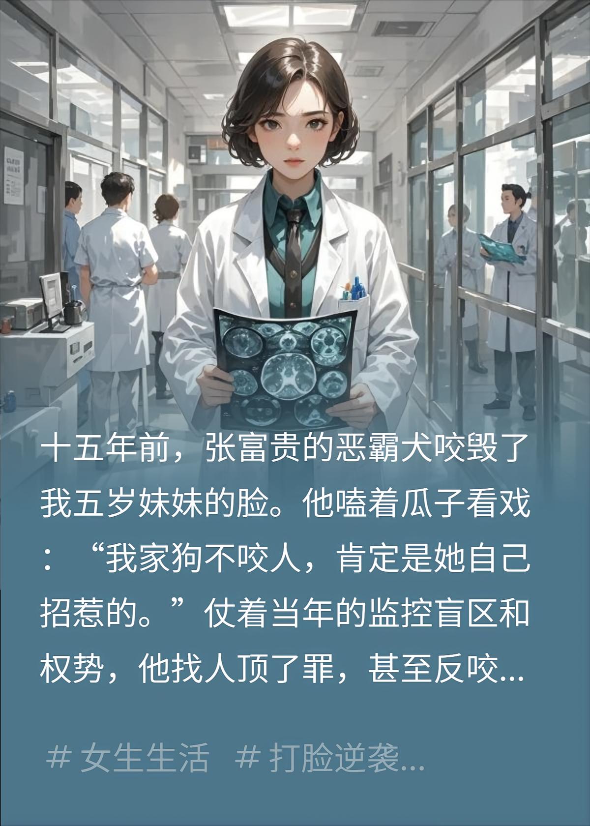 恶犬毁了我妹妹的脸，十五年后狗主人求我修复他的脸