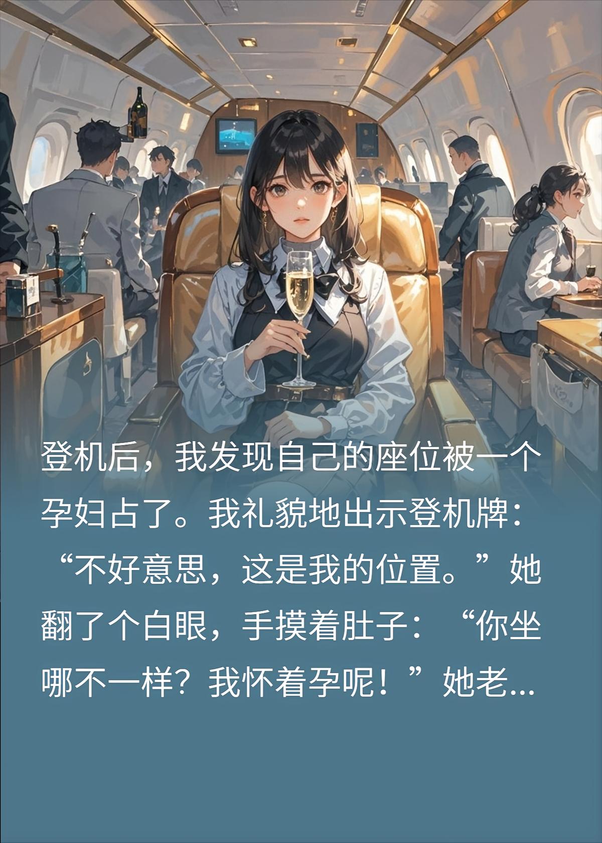 孕妇逼我让座，我花2200升舱，4分钟后经济舱炸锅了