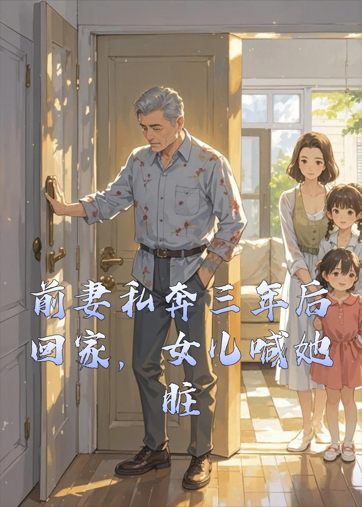 前妻私奔三年后回家，女儿喊她脏阿姨，我和现妻笑疯了