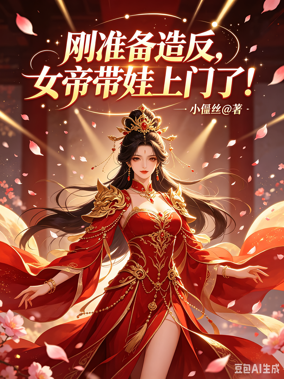刚准备造反，女帝带娃上门了！