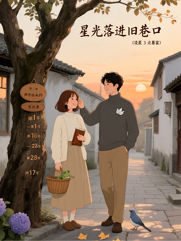 星光落进旧巷口