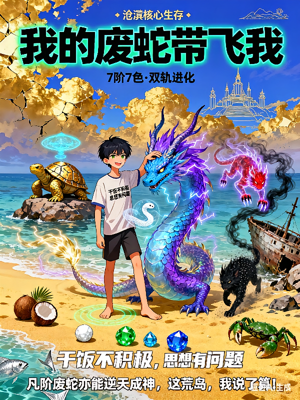 海岛求生：我的废蛇进化带飞我