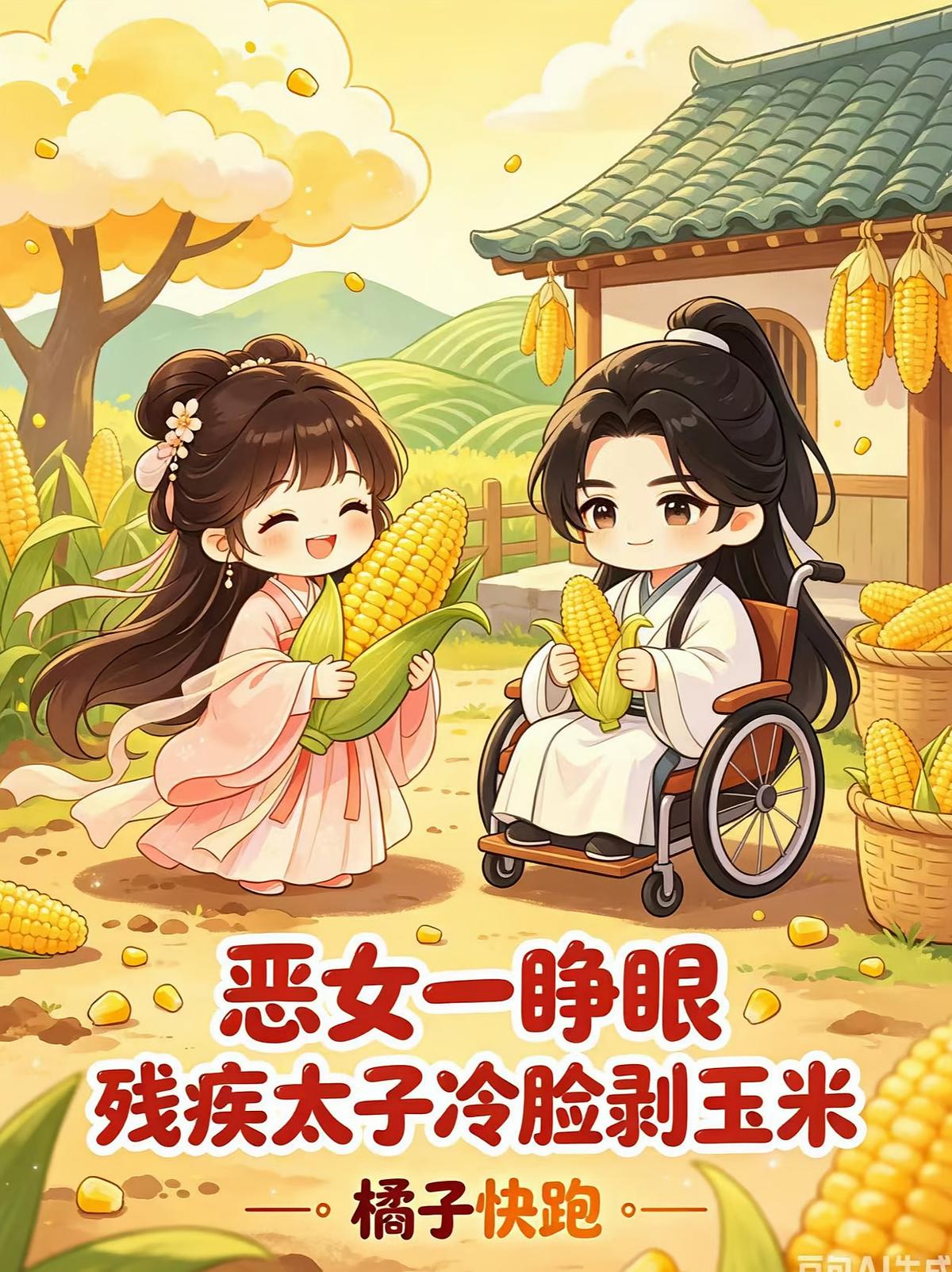 恶女一睁眼，残疾太子冷脸剥玉米