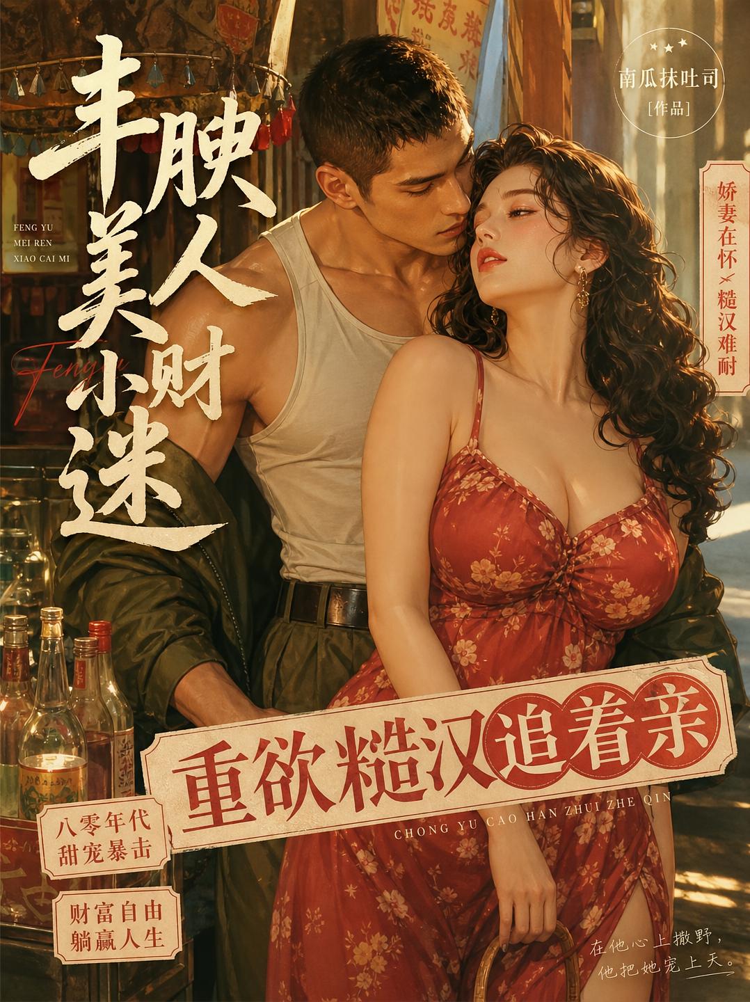 丰腴美人小财迷，重欲糙汉追着亲
