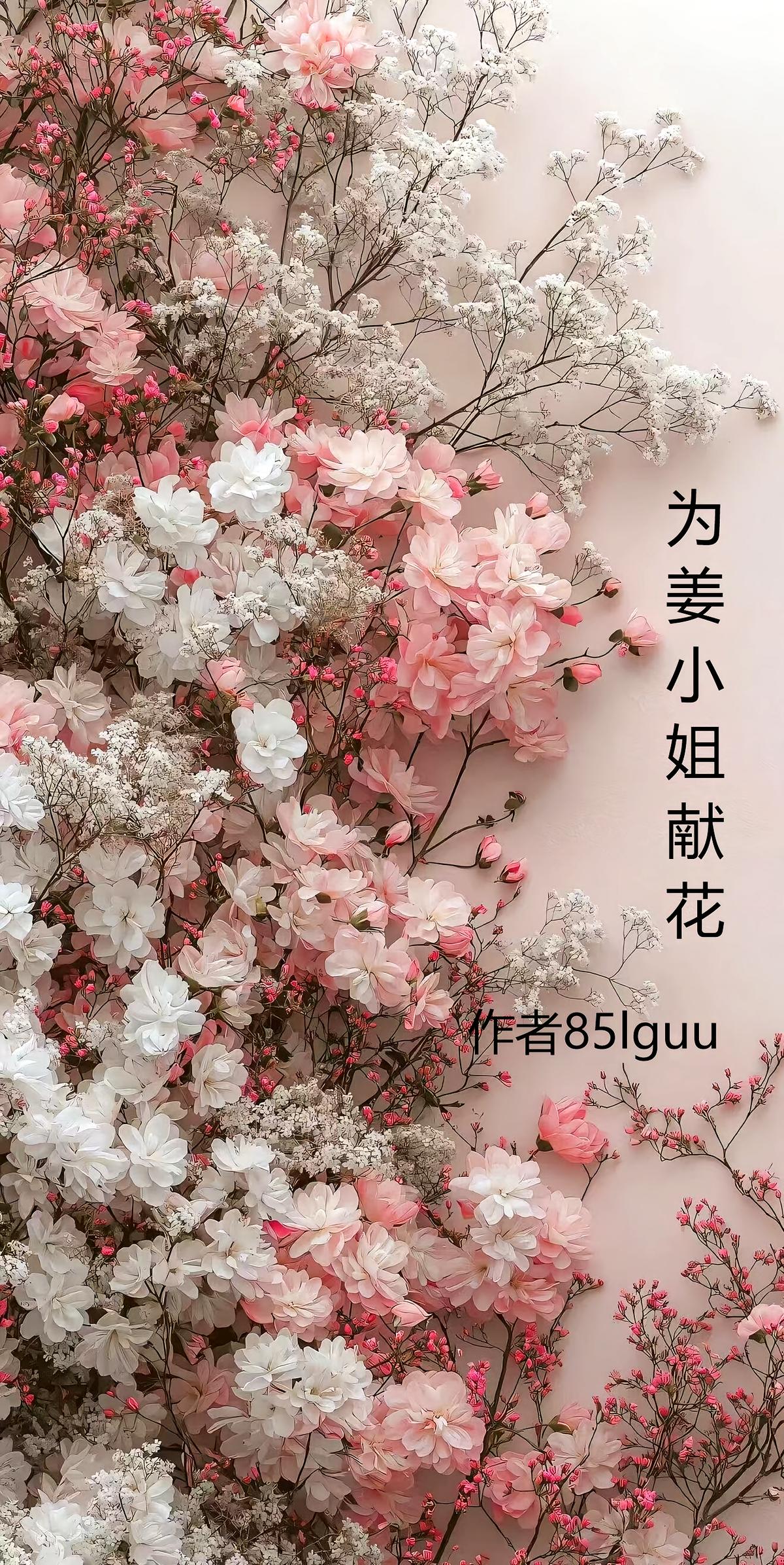为姜小姐献花