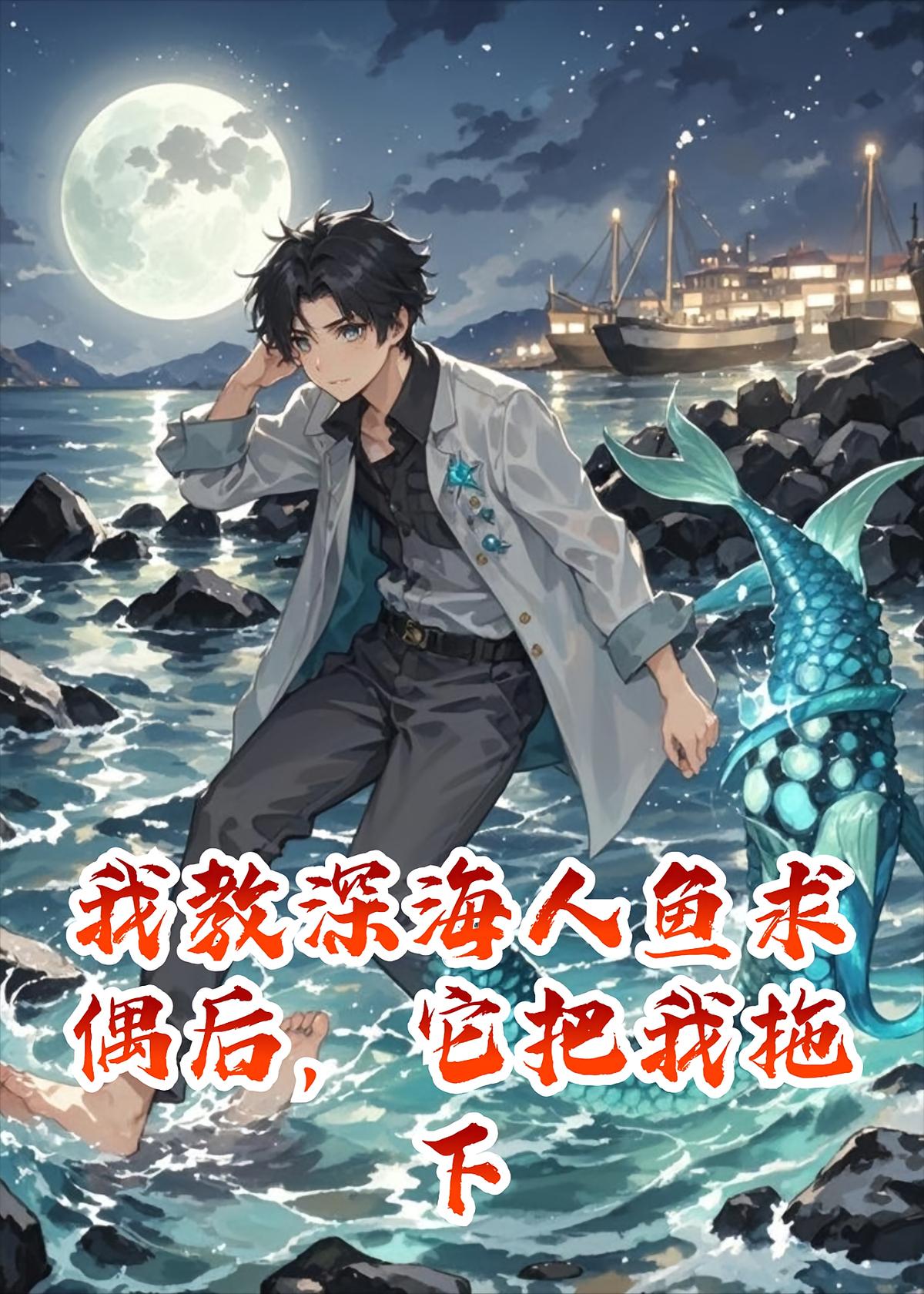 我教深海人鱼求偶后，它把我拖下了八百米深渊