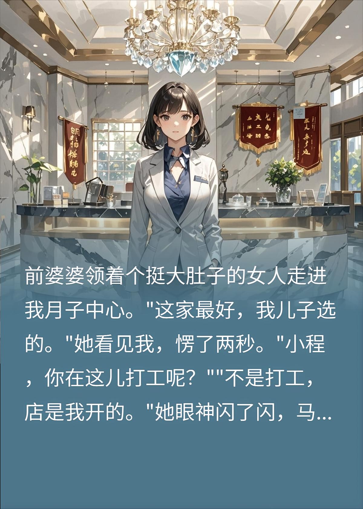 前婆婆骂我三年不下蛋，带怀孕新儿媳来我月子中心白嫖