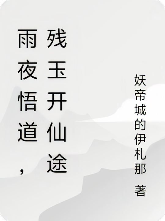 雨夜悟道，残玉开仙途