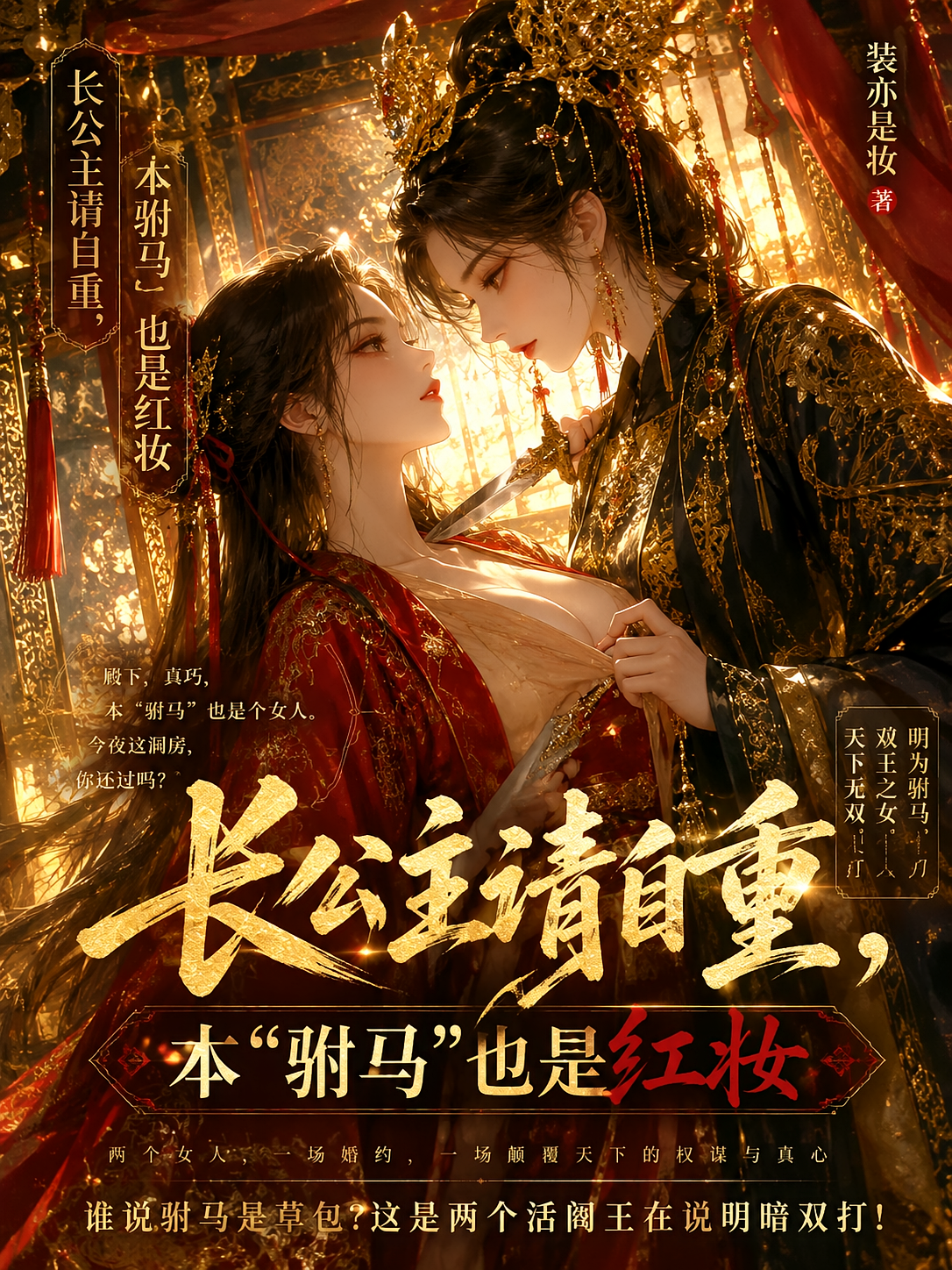 长公主请自重，本驸马也是红妆