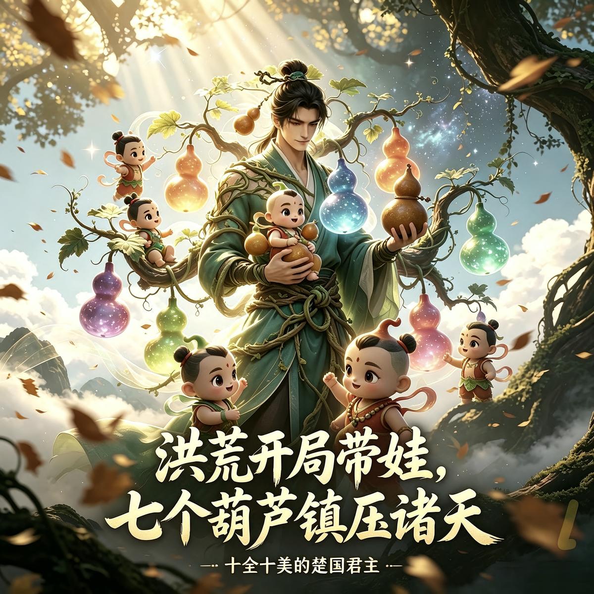 洪荒开局带娃，七个葫芦镇压诸天