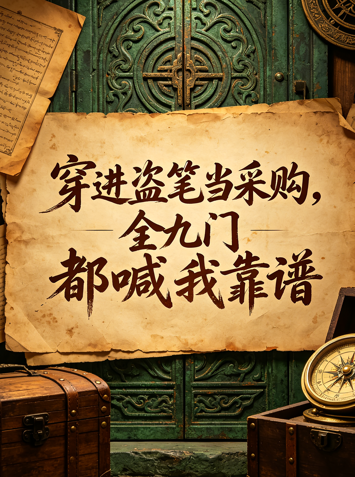 穿进盗笔当采购，全九门都喊我靠
