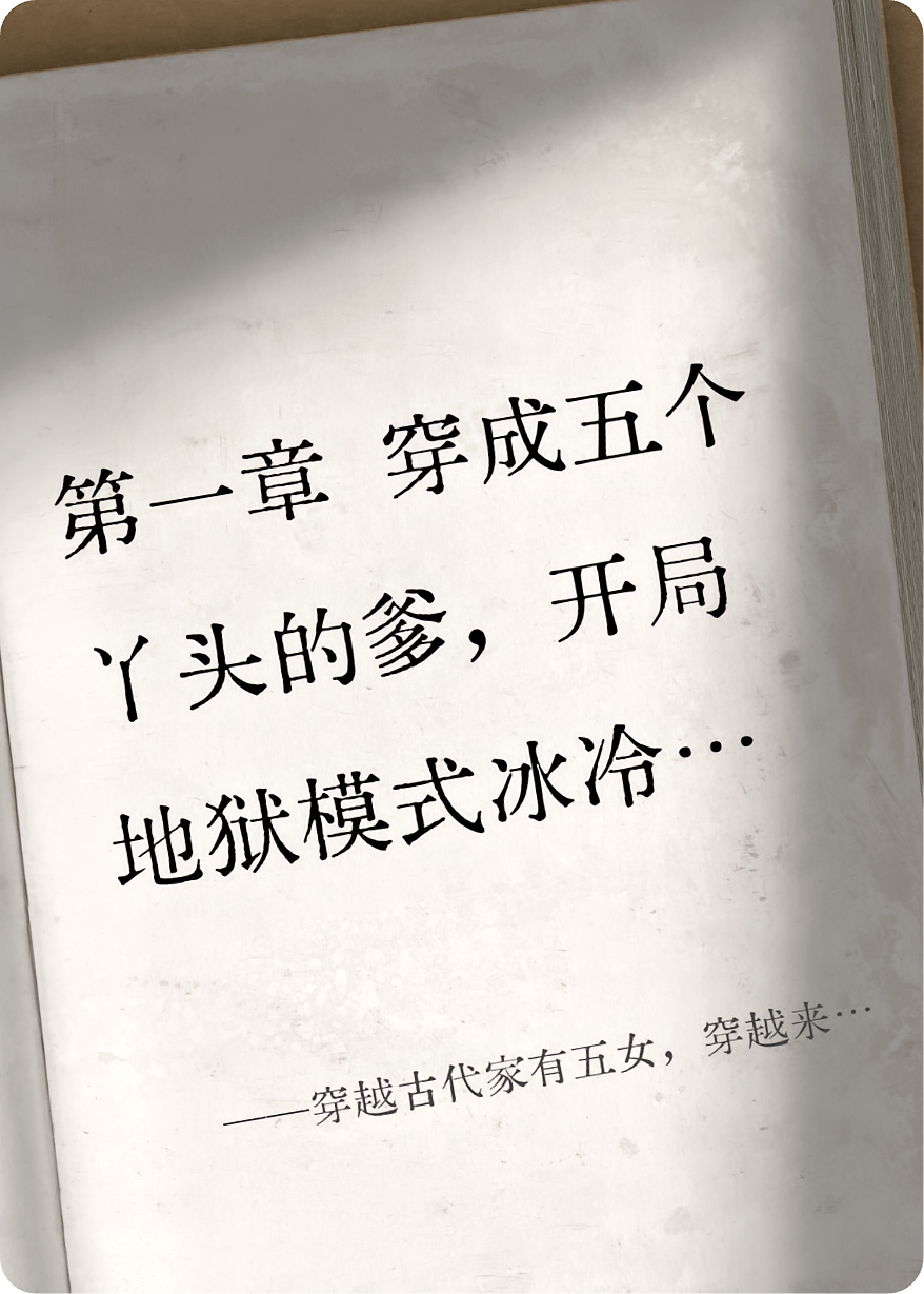 穿越古代家有五女，穿越来的爹连夜搞事业