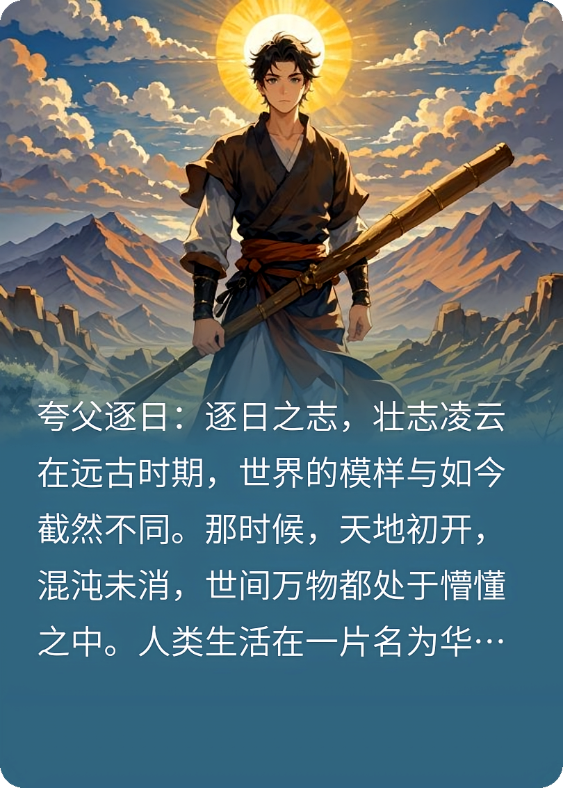 夸父逐日的故事