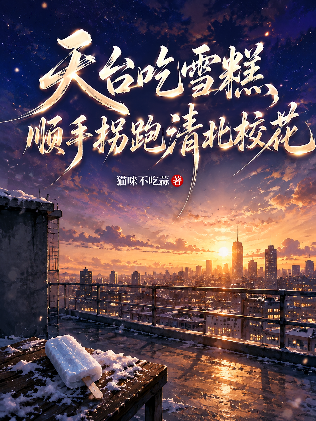 天台吃雪糕，顺手拐跑清北校花