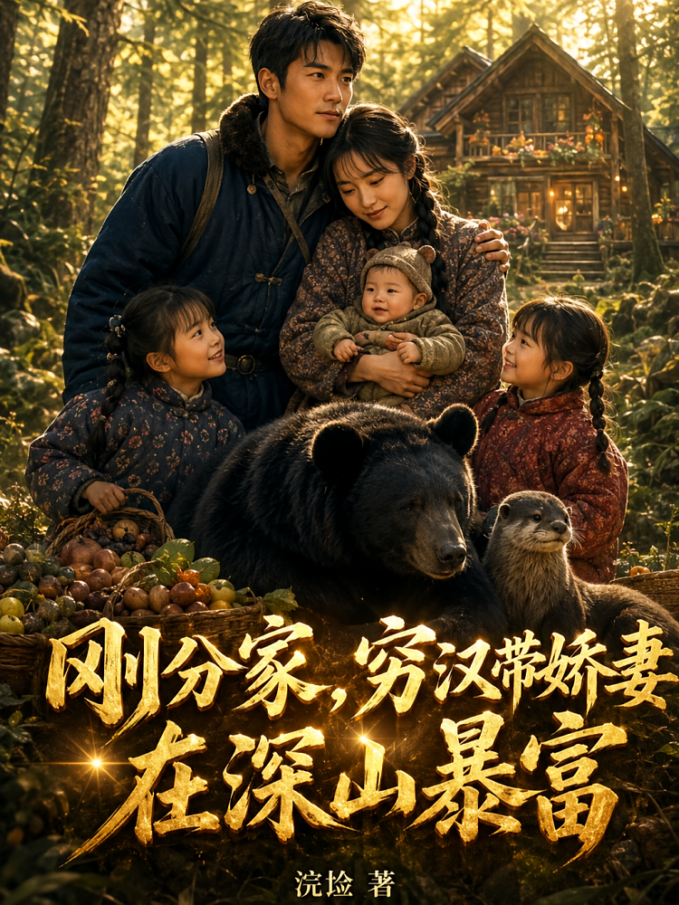 刚分家，穷汉带娇妻在深山暴富