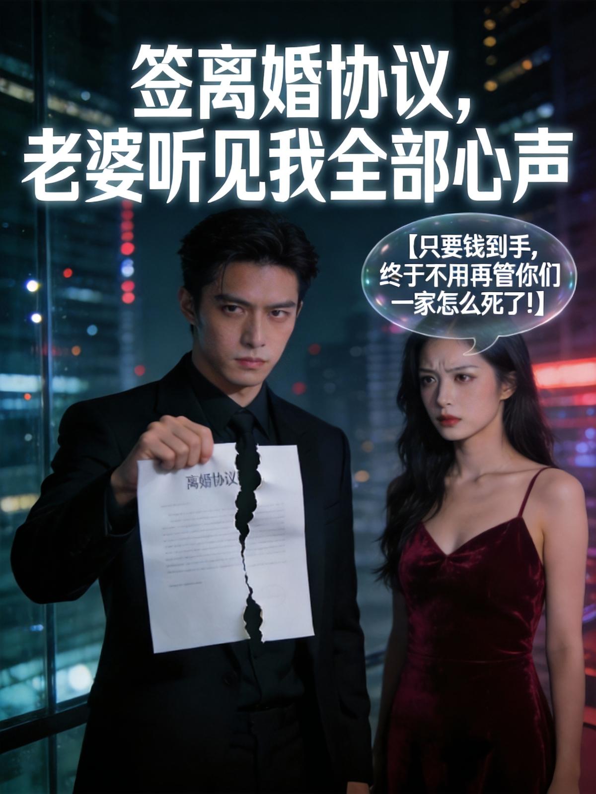 签离婚协议，老婆听见我全部心声