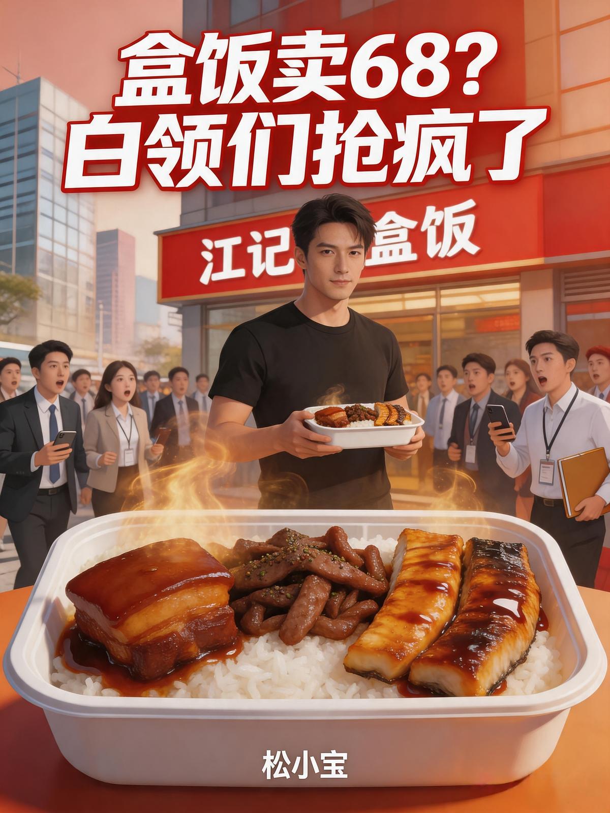 盒饭卖68？白领们抢疯了