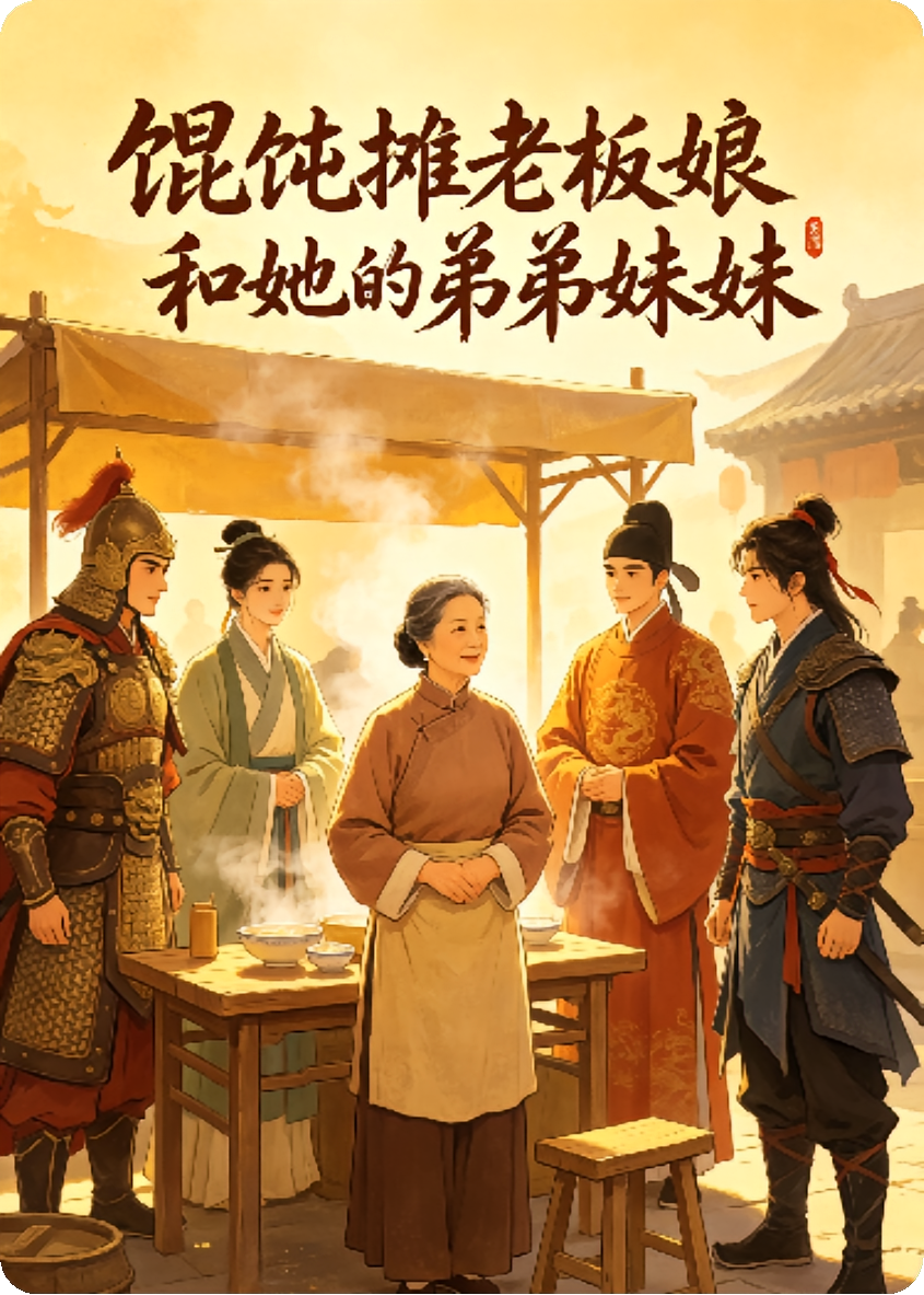 摆摊救了四个落魄娃，长大后我被全员团宠