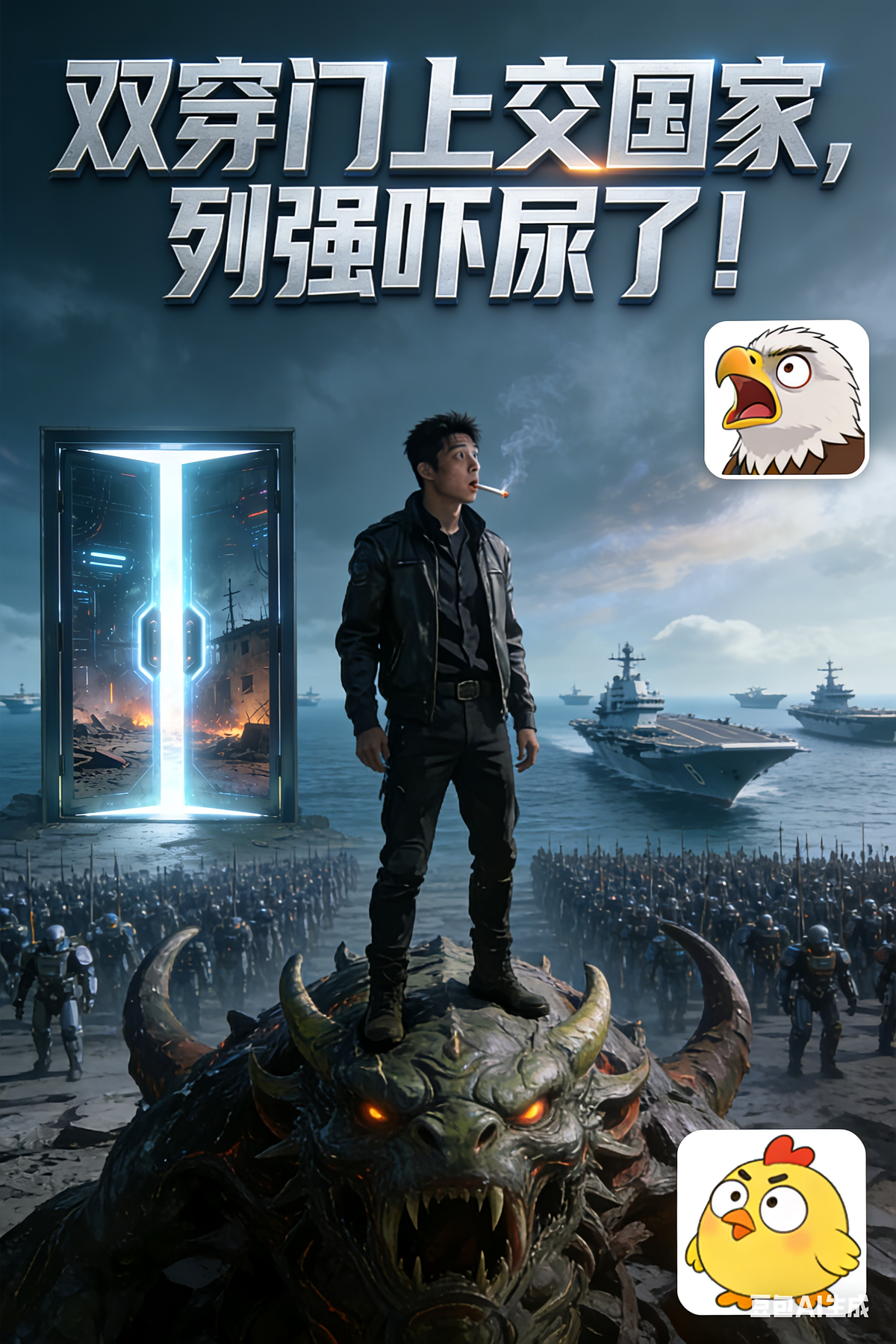 双穿门上交国家，列强吓尿了！